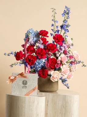Bahja Vase with LEVO
