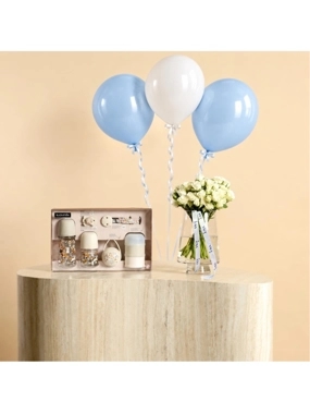 Little Angel With Blue Ballon