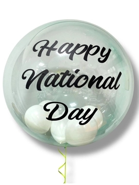National Day Clear Bubble Balloon