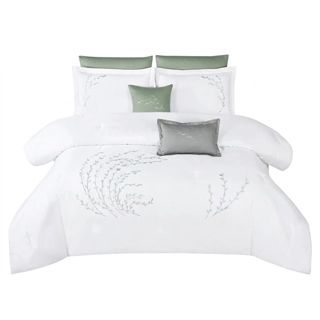 Bela Summer Comforter Set - 300 TC Embroidered Cotton