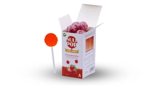 Sulipop Zinc Lollipops Strawberry Flavor 8 Pieces