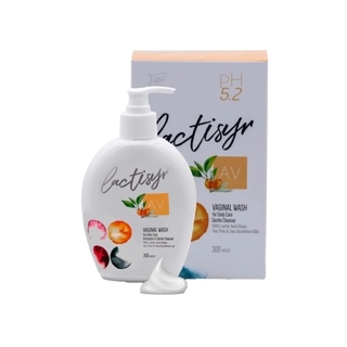 Lactisyr AV Feminine Wash with Lactic Acid, Tea Tree Oil, and Sea Buckthorn Oil Fresh Scent 300 ml