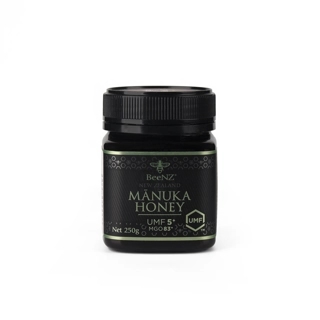 BeeNZ Manuka Honey New Zealand UMF +5 250 g