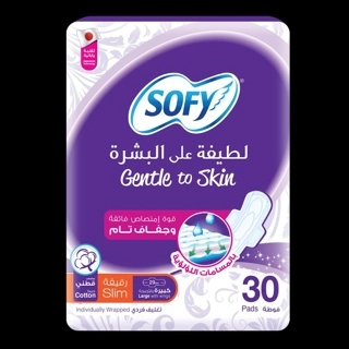 SOFY PADS LARGE/WINGS 30S