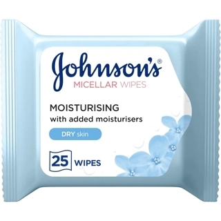 JOHNSONS MICELLAR CLEANING WIPES25