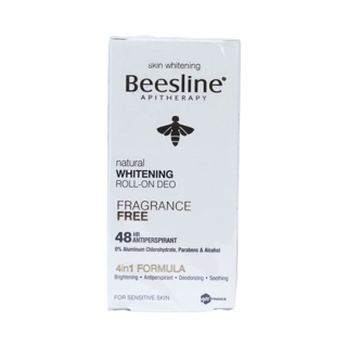 Beesline Whitening Roll-On Deodorant Fragrance Free 50Ml