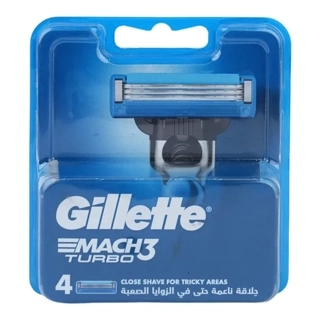 GILLETTE MACH3 TURBO 4'S