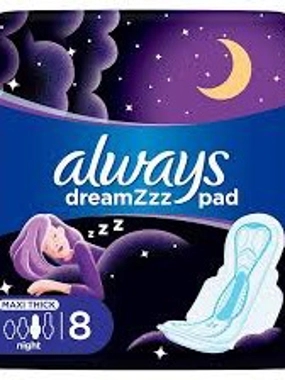 ALWAYS NIGHT LARGE 8 PADS