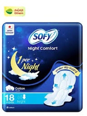 SOFY PADS NIGHT COMFORT 16+2S