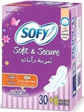 SOFY SLIM PADS LARGE/WINGS 30+