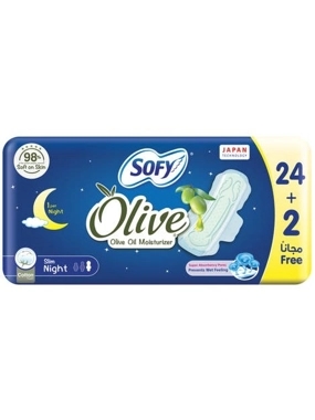 SOFY NIGHT OLIVE6X(24+2) PCS