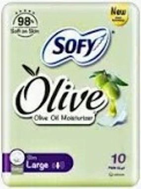 SOFY PADS LARGE WITH OLIVE 10