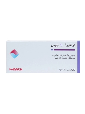 CONCOR 5MG PLUS TABLETS 20s