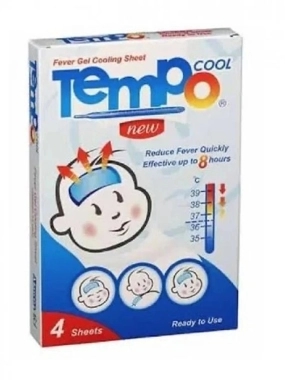 TEMPO FEVER GEL COOL 4 SHEETS
