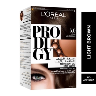 Prodigy hair coloring chestnut - light brown 5.0