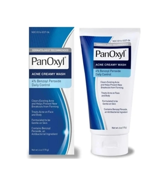 Panoxyl Creamy Acne Wash 4 Benzoyl Peroxide 170g -