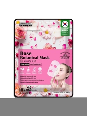 Mbeauty rose botanical natural sheet mask