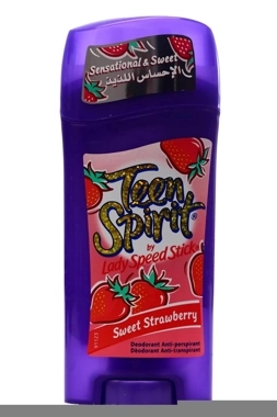 Lady speed deo teen spirt stick sweet strawberry 65 gm