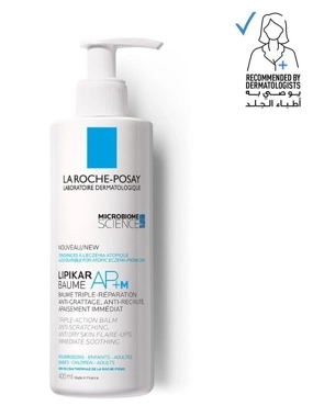 La Roche Posay Lipikar Baume Ap+M Moisturizing for Dry and Eczema-Prone Skin 400 Ml