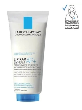 La Roche-Posay Lipikar Syndet AP+ Body Wash for Eczema Prone Skin 200ml -