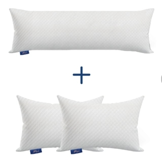 Comfort Set Includes 2 Neyam Pillow + 1 Long Pillow.