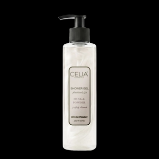 CELIA SHOWER GEL MUSK & POWDER