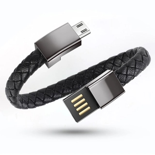 Wristband & USB-C Cable - Leather