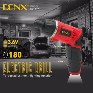 Smart electronic wireless drill for removal and installation with built-in searchlight and all sizes and shapes at a speed of 180 RPM