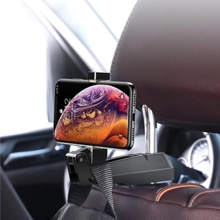 Mobile car holder in the back seat