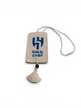 Rectangular Car Hanging with Al Hilal Logo