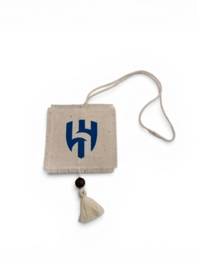 Square Car Hanging with Al Hilal Logo