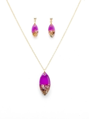 Mauve Beach Jewelry Set