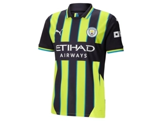 MCFC Away Jersey Replica New Navy-Yellow