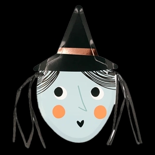 Meri Meri Halloween Witch Plates