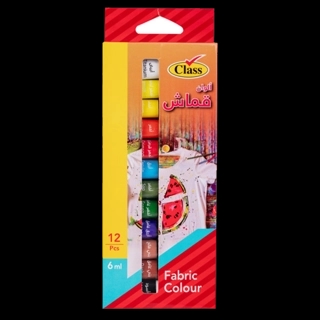 Class Glass Paint 12 Colors, 6ml