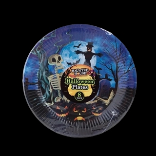 Halloween Paper Plates 8 Pieces