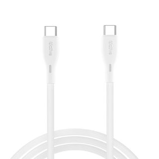 Active Typ-C To C 65W 1.2M S/Fast Braided White