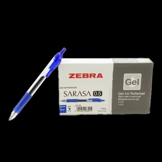 Zebra Sarasa Clip Pen 0.5 Mm, Blue Pack Of 10