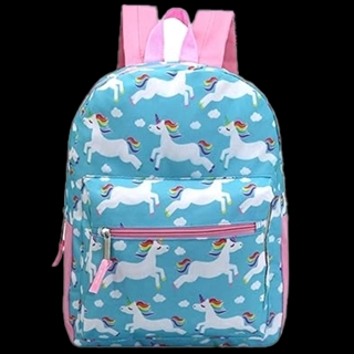 15" Moda West Kids Backpack for Elementary, Middle, and High School Bag Unicorn