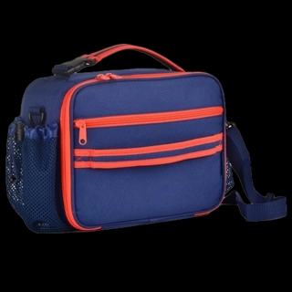 Cerbonny Kids Lunch Box, Dark Blue, Polyester, Insulated Interior, Four Carrying Options