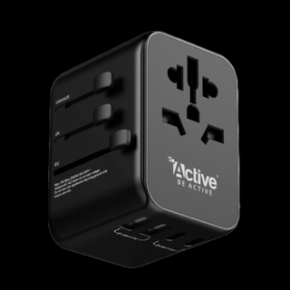 Active Travel-Adapter 5-Device 35W Black