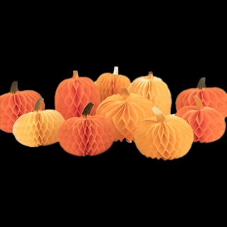 Meri Meri Halloween Honeycomb Pumpkins