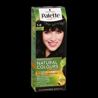 Palette Permanent Naturals Color Creme, 1-0, Black