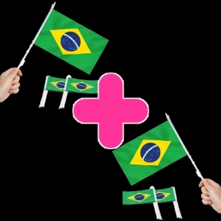 Brazil Small Flag 1 pc 1+1