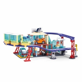 Sluban Metropolis Energy Vehicle 4S Store 371Pcs