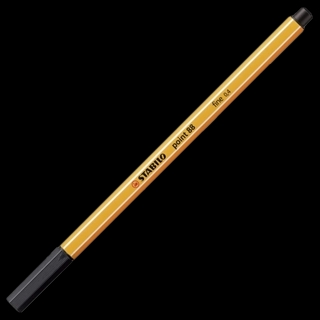 Stabilo Point 88 Black Pen
