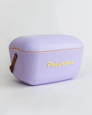 Polarbox Classic Retro Ice Box Lilac - Yellow Classic 20L