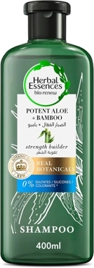 Herbal Essences Sulfate Free Potent Aloe Vera+Bamboo Natural Shampoo For Dry Hair 400ml