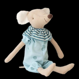 Mouse Doll Blue 39 Cm