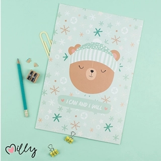 Milly A4 Paper File Snow